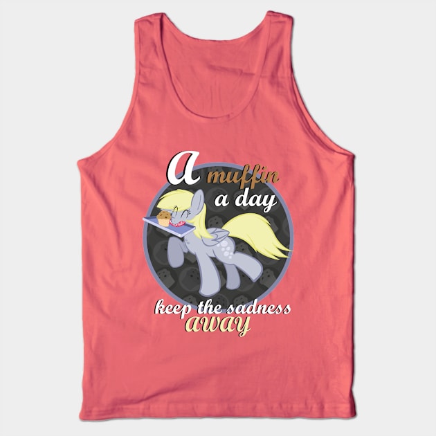 A Muffin a Day Tank Top by DistopiaDesing